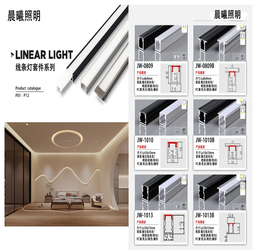 Cabinet Light with SMD 2835 Flexible LED Strip U Shaped Channel Housing Aluminum Alloy Extrusion LED Profile Light