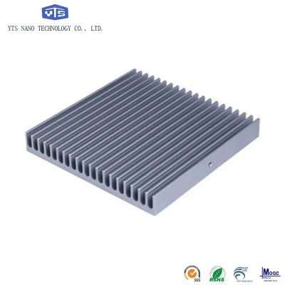 6063 T5 alumínio personalizado extrudado radiador quente eletrônico perfil de radiador LED de alumínio industrial com usinagem CNC